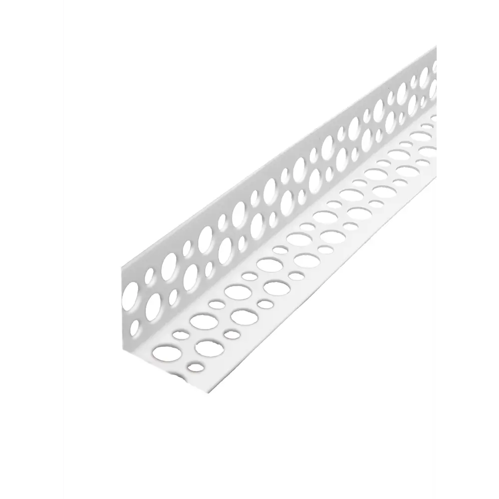 Профиль углозащитный (ПУ) ПВХ перфорированный 23x23x30000 мм Santreyd STLM-2105151
