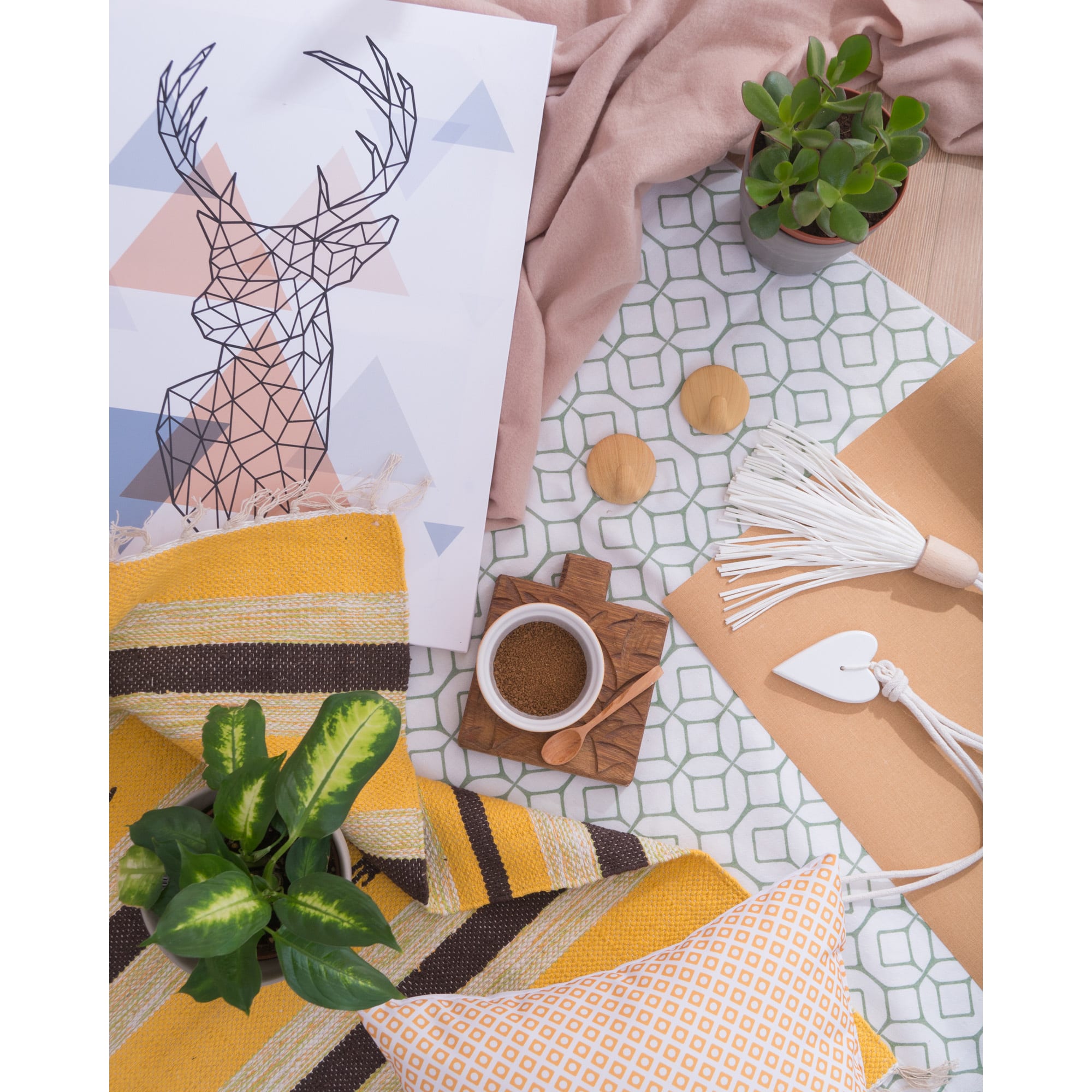 18690556 Плед 110х150 см флис цвет экрю Santreyd  - Вид №6