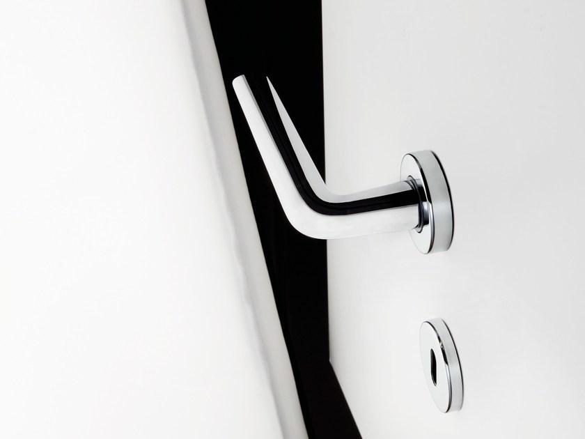 LINEA CALI' Металлическая ручка в классическом стиле с накладкой Brixia zincral sun-id-1489984 - Вид №1