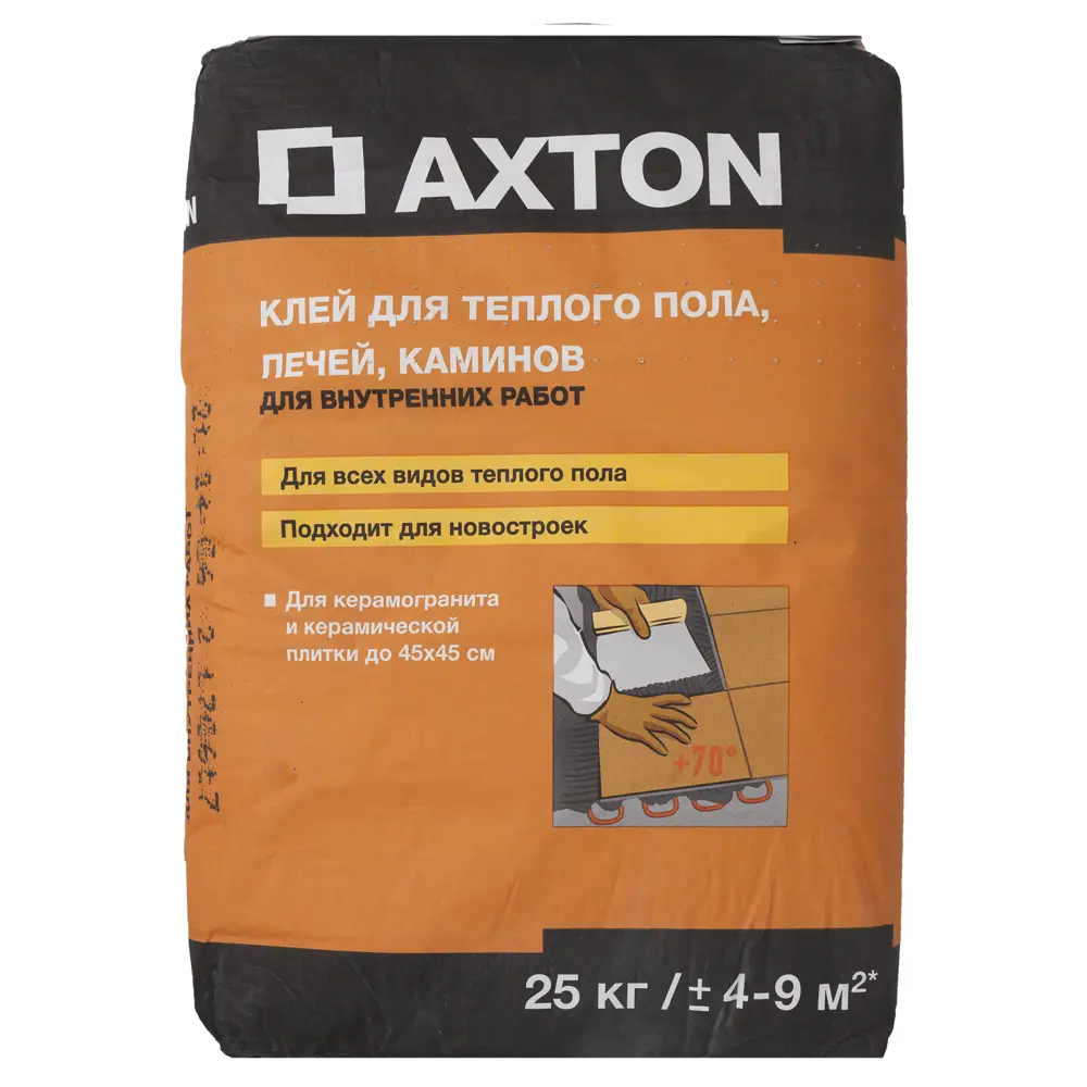 Клей для плитки с тёплым полом Axton 25 кг Без серии STLM-2212198