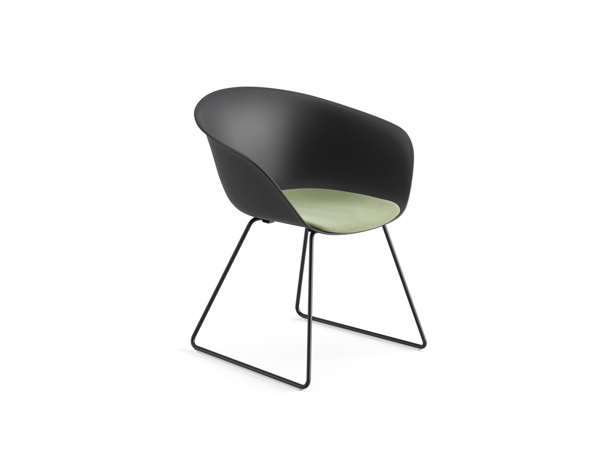 Стул из полипропилена со встроенной подушкой Arper Duna 02 ARCH-00129449 - Вид №3