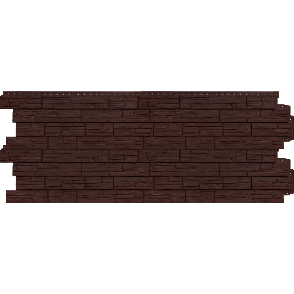 Фасадная панель Grand Line 418x1110 мм сланец коричневый 0.39 м² STLM-2181217 - Вид №2