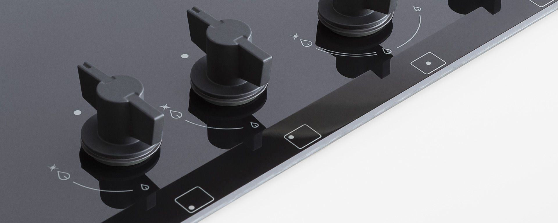 Стеклянная встраиваемая газовая плита Bertazzoni ARCH-00037915 - Вид №4