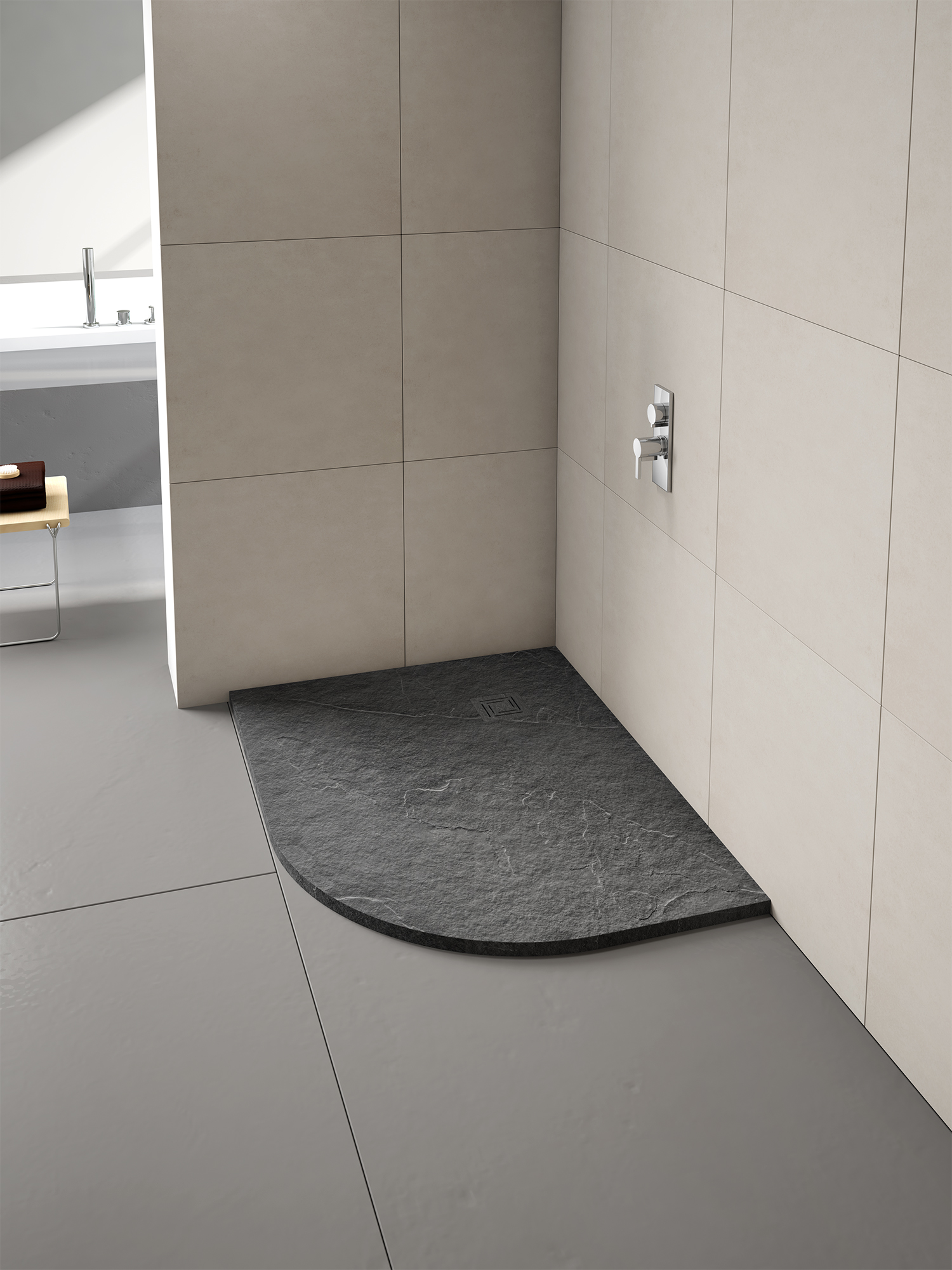 Душевой поддон T108HS L или R Merlyn Truestone - Вид №3