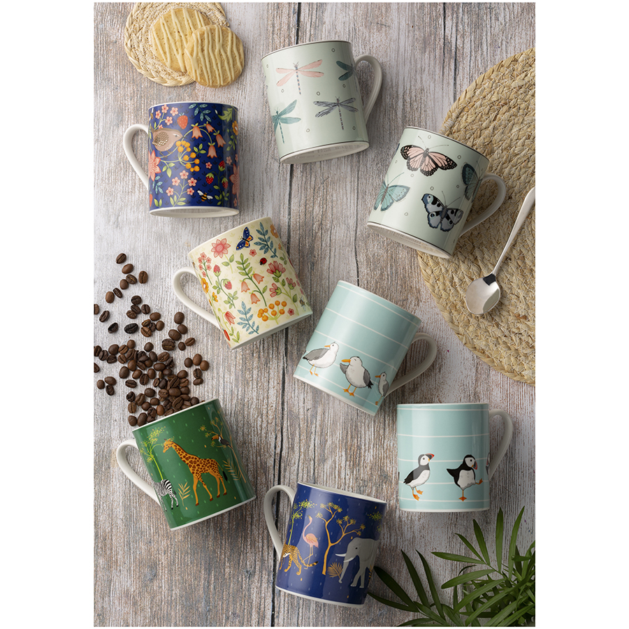 P_0059.294S Кружка sea birds Чайки 380 мл Price&Kensington  - Вид №1