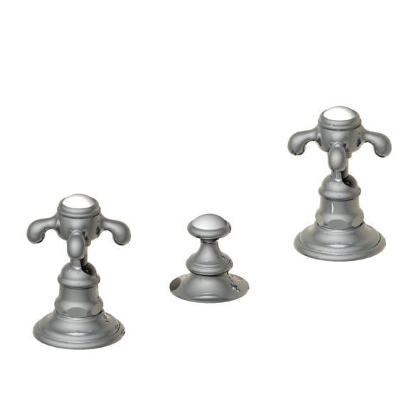 07.358 Смеситель для биде на 3 отверстия, наполнение из бака HORUS Range Montmartre 