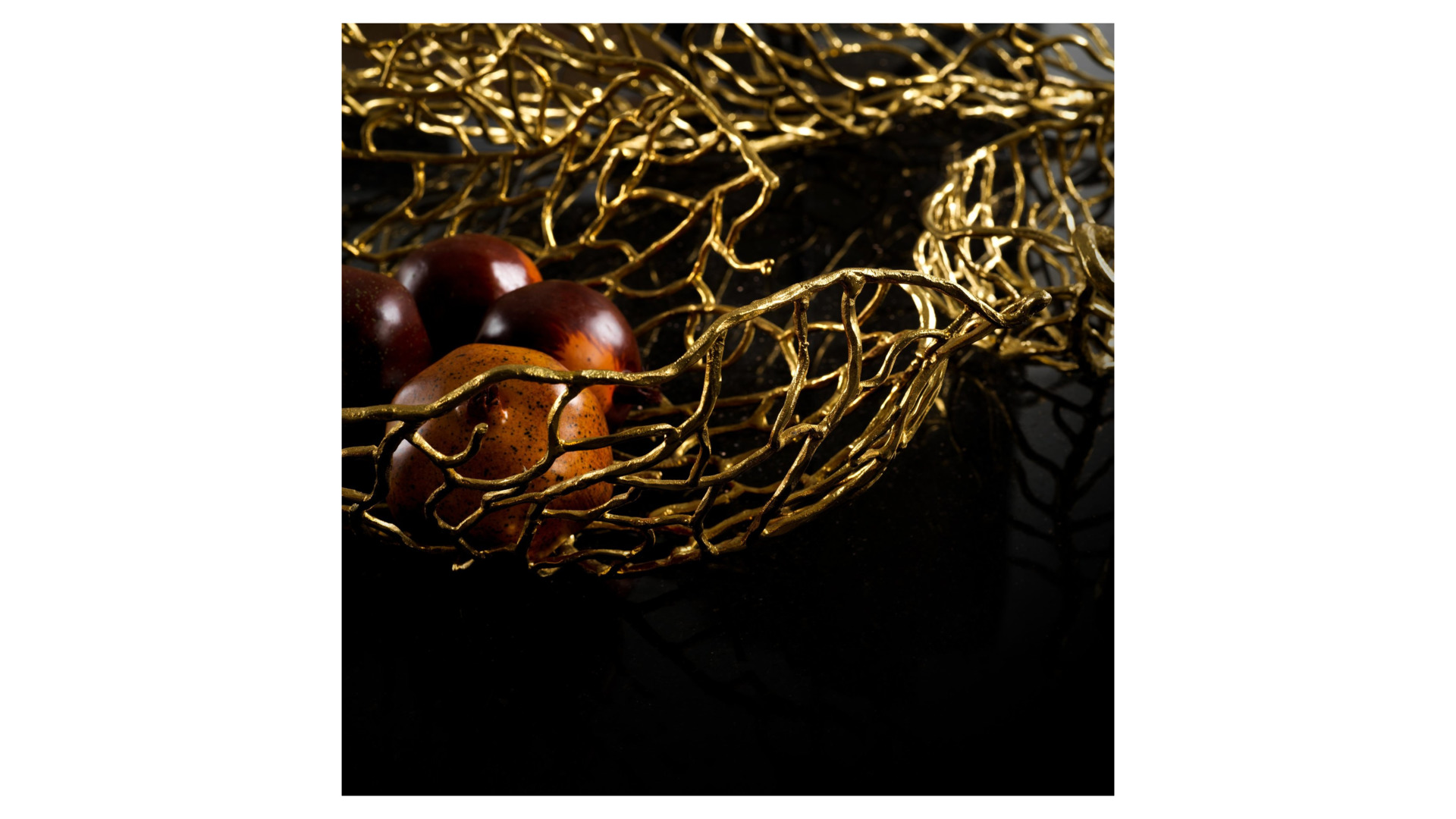 10663703 Michael Aram Блюдо Michael Aram Осенние листья 44см, латунь Латунь  - Вид №3