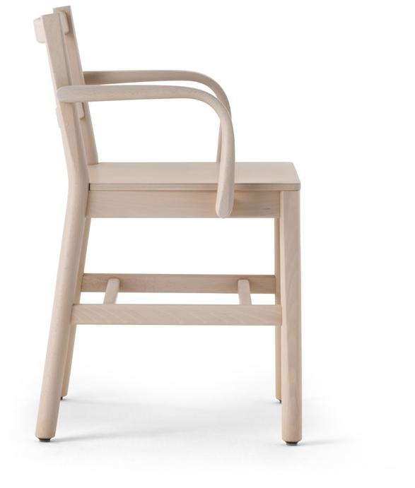 TrabA' Стул из бука с подлокотниками Julie 0020-le-ar - Вид №1