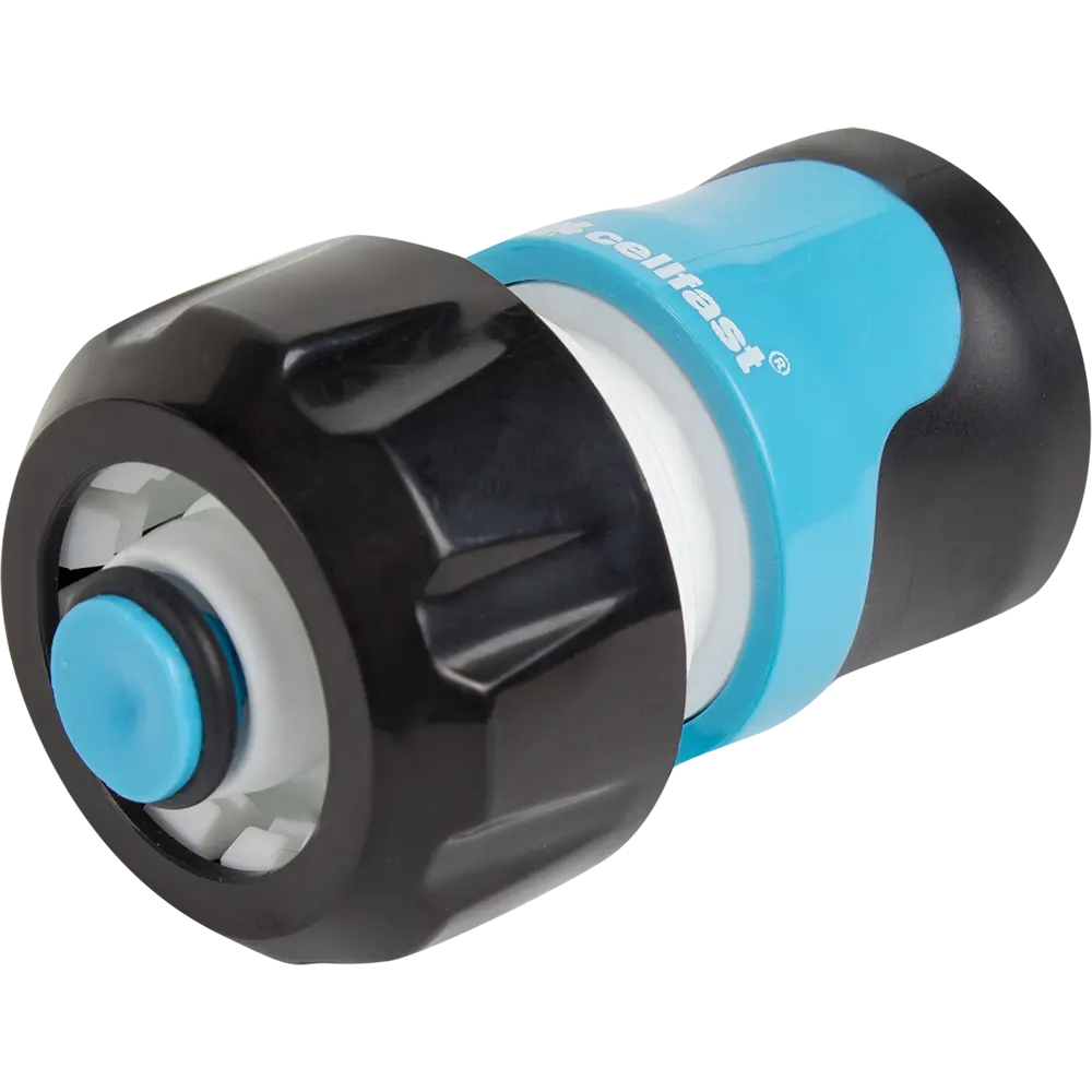 Коннектор для шланга быстросъёмный с автостопом Cellfast Eco Plus 3/4 дюйма STLM-2144156
