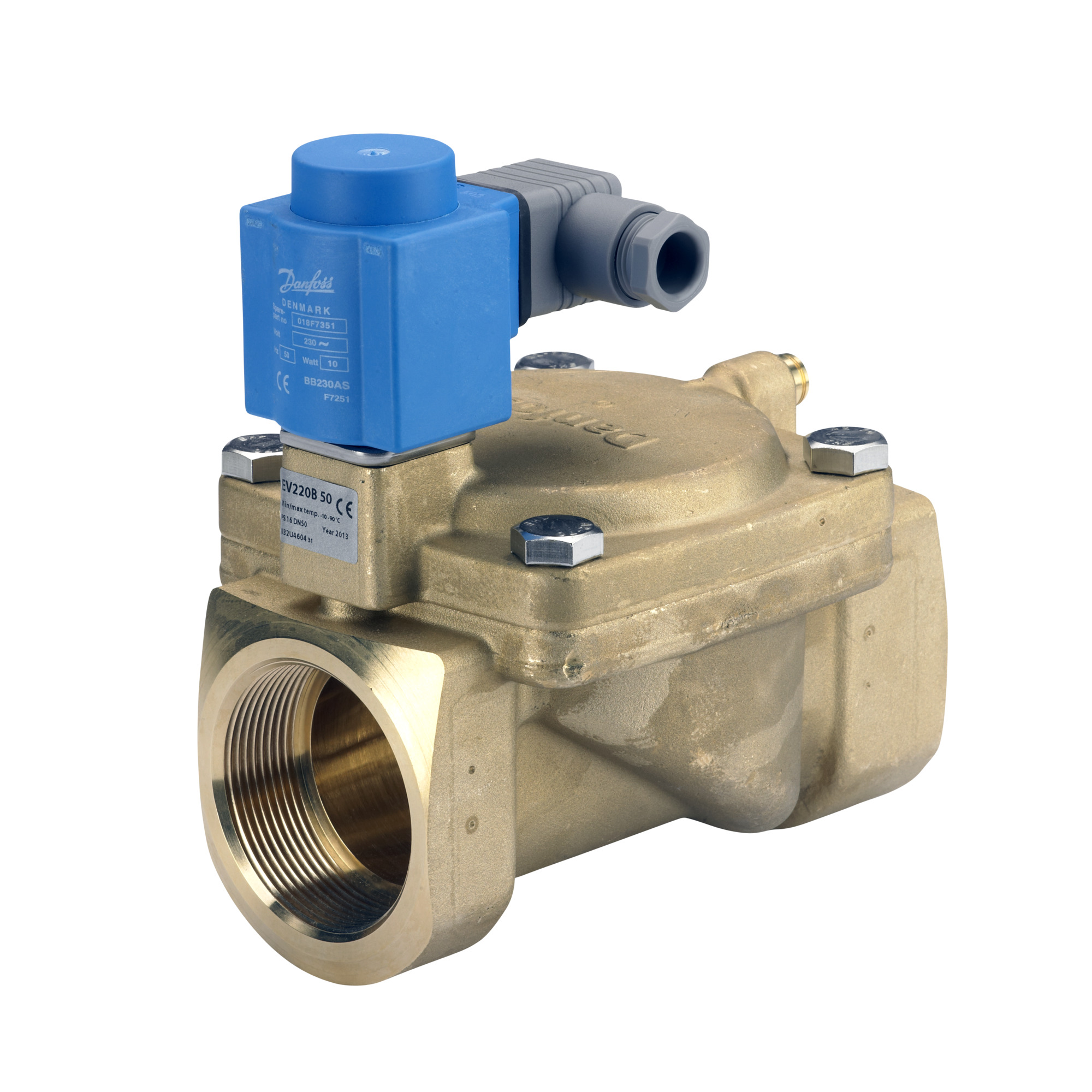 Danfoss EV220B — двухходовые электромагнитные клапаны для общей промышленности Клапан электромагнитный EV220B 032U7152  - Вид №52