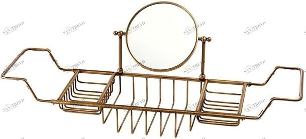 Полка-решетка с оптическим зеркалом MIGLIORE Complementi ML.COM.BR-50.172 - бронза ML.COM-50.172.BR