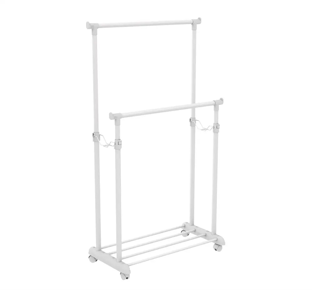 Santreyd - Напольная вешалка с двумя штангами и колесами 89358561