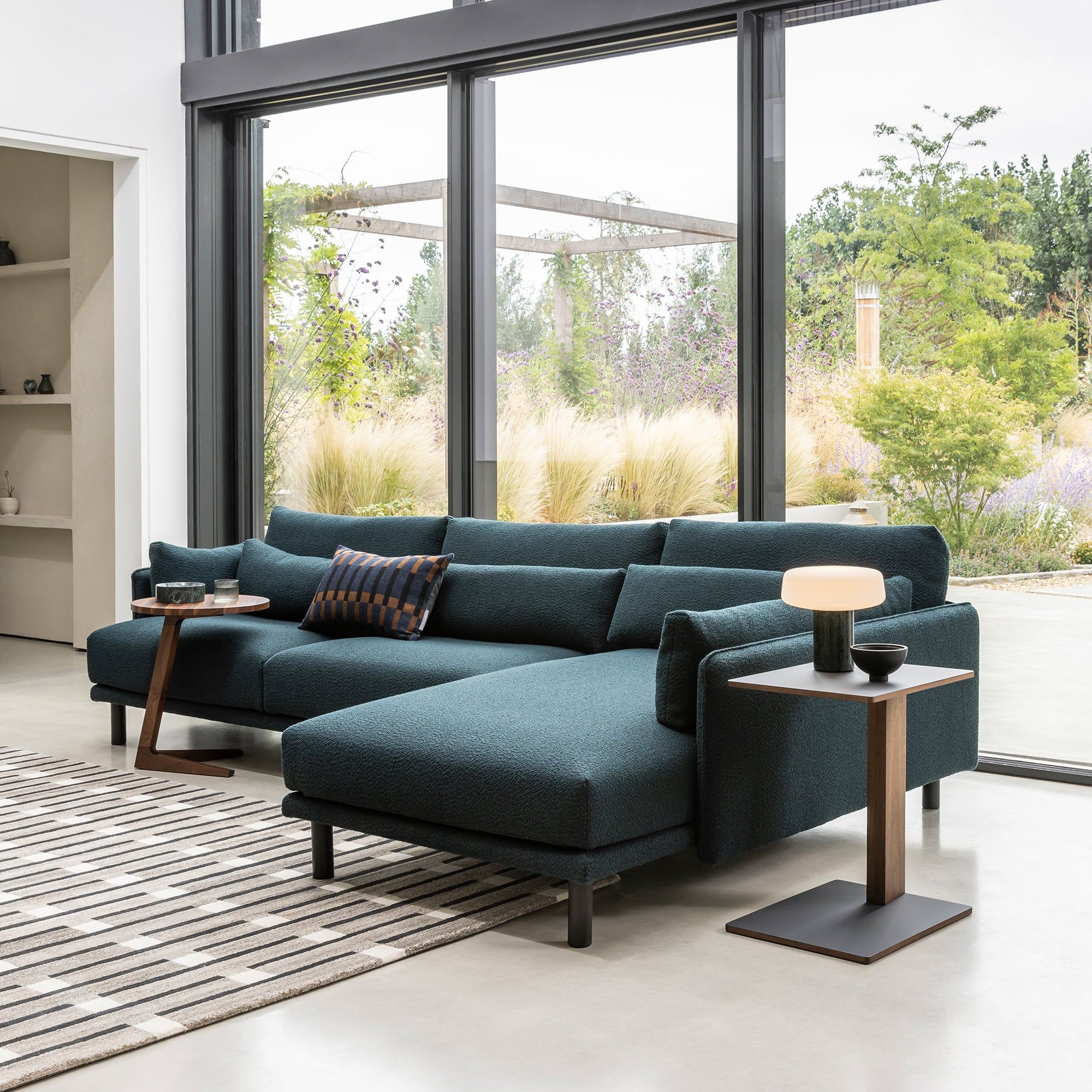 Тканевый диван с полуостровом Case LINN ARCH-00075413 - Вид №2