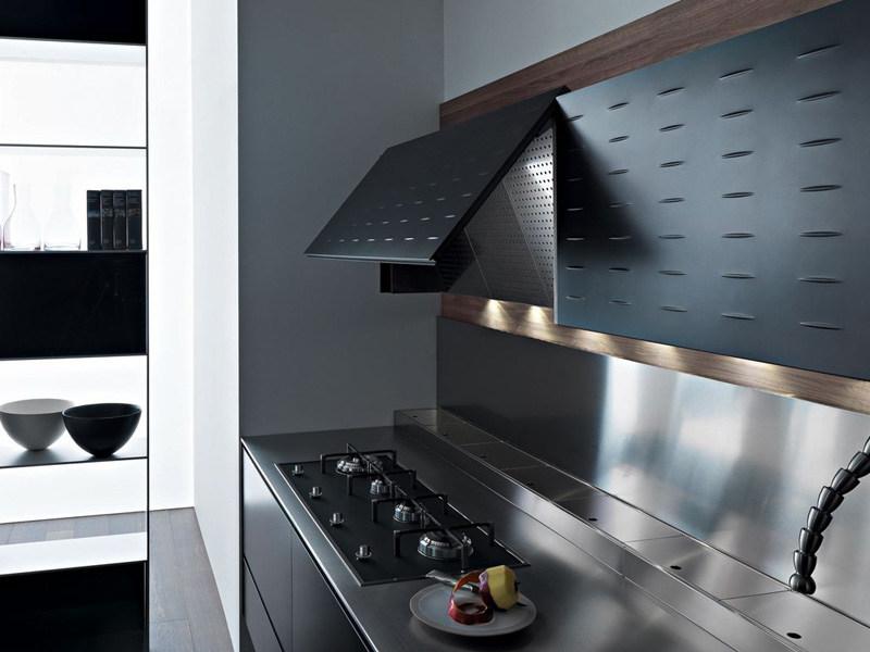 VALCUCINE Кухня из алюминия, окрашенного в белый цвет Riciclantica sun-id-1430428 - Вид №15