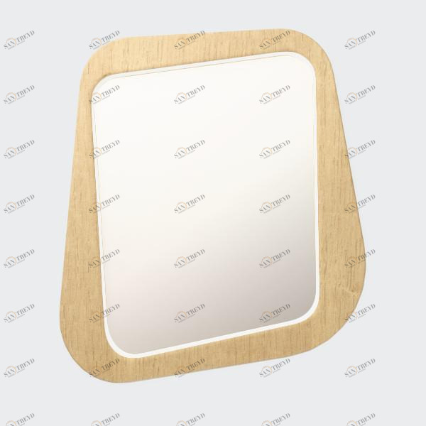 Зеркало настенное малое белое Woodi WOODI ДИЗАЙНЕРСКИЕ 00-3966351 Белый 