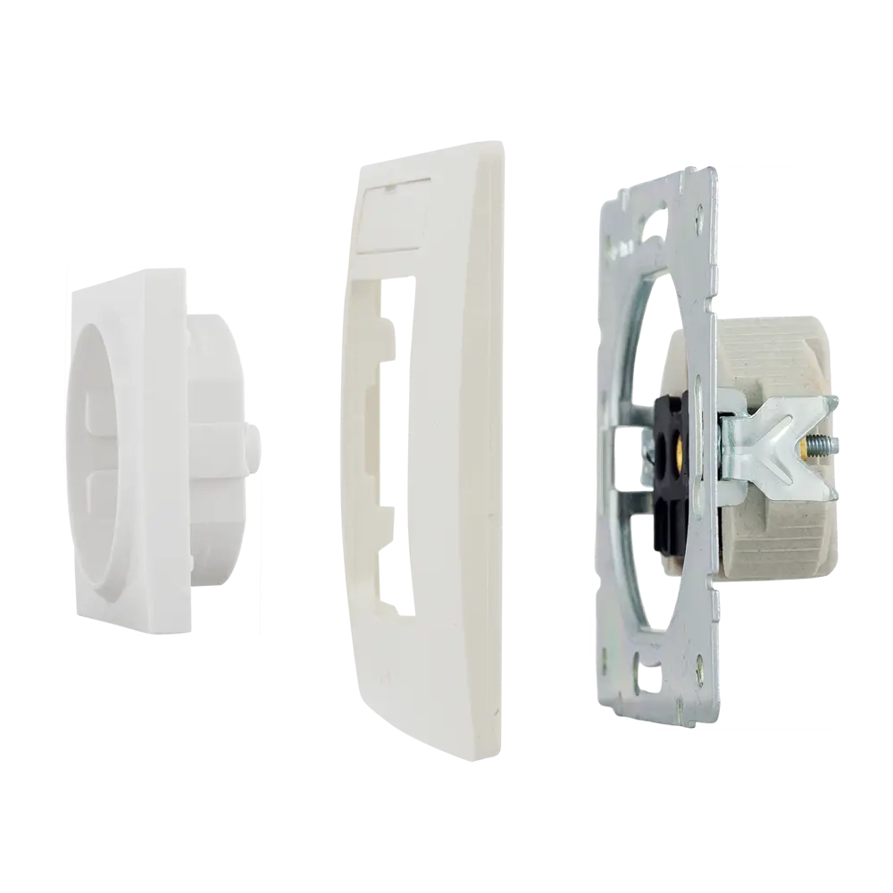 Рамка для розеток и выключателей Legrand Etika 1 пост, цвет слоновая кость STLM-2205658 - Вид №3