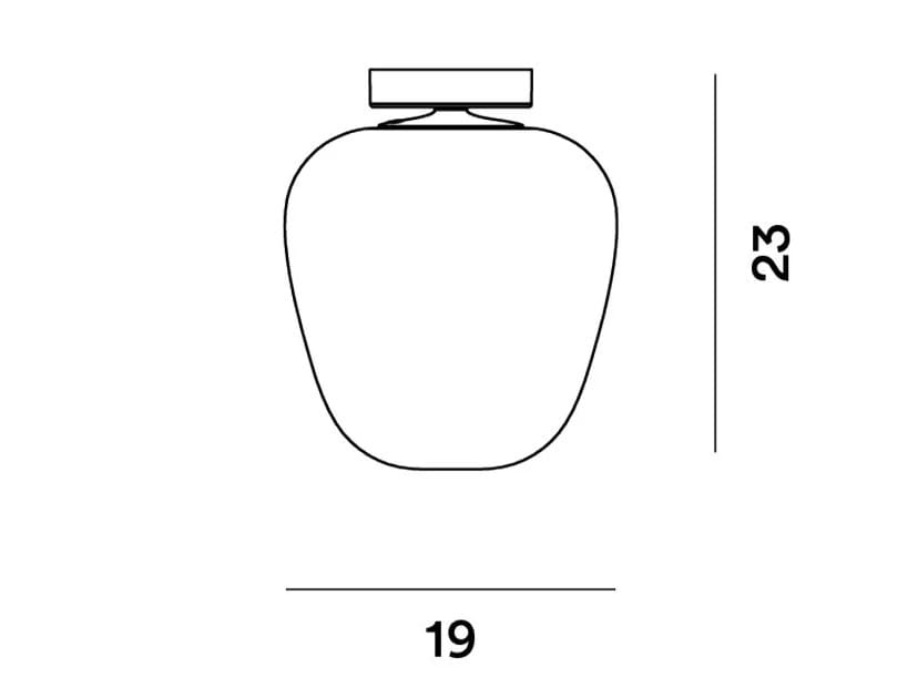 Потолочный светильник из дутого стекла Foscarini Rituals ARCH-00063852 - Вид №3