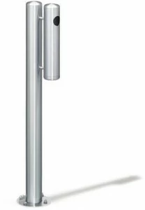 Lazzari Столбик / пепельница для общественных мест из нержавеющей стали Inox