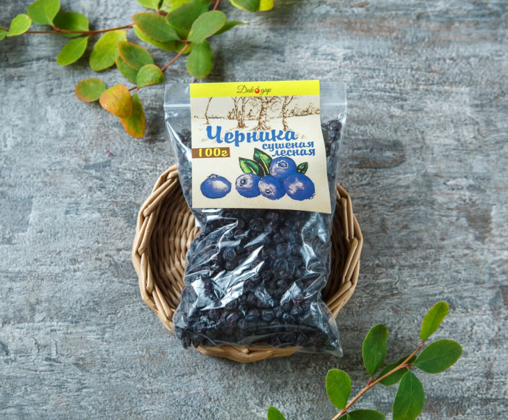 7248 Черника сушеная Вкусляндия 