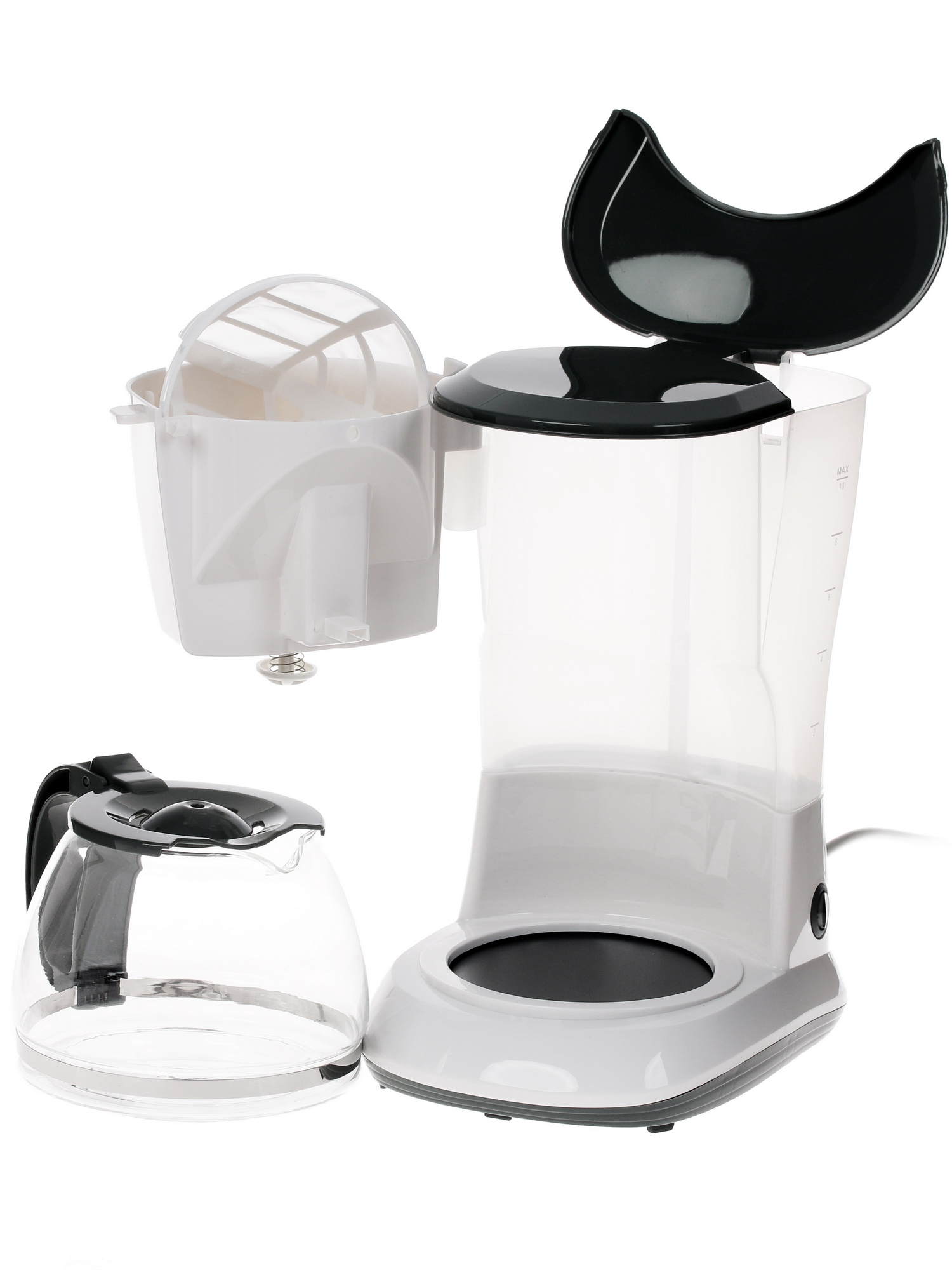 1085150 Кофеварка капельная Aresa AR-1608 белый STDN-0117789 - Вид №5