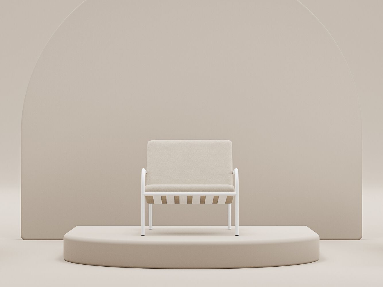 Стальной стул с порошковым покрытием с подлокотниками Metallbude DIEGO ARCH-00121641 - Вид №32