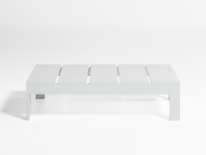 GANDIABLASCO Низкий прямоугольный алюминиевый журнальный столик Na xemena sun-id-1483460 - Вид №3