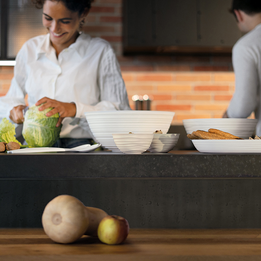 175018156 Миска tierra 18 см молочно-белая Guzzini  - Вид №1