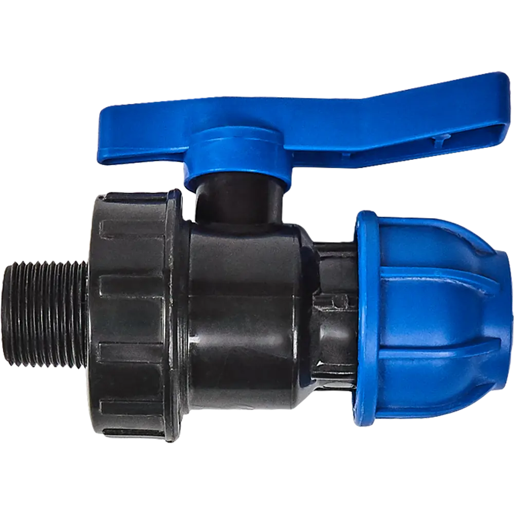 Кран шаровый Santreyd ПНД 25 мм с наружной резьбой 3/4" 82382749 STLM-0026034 - Вид №1