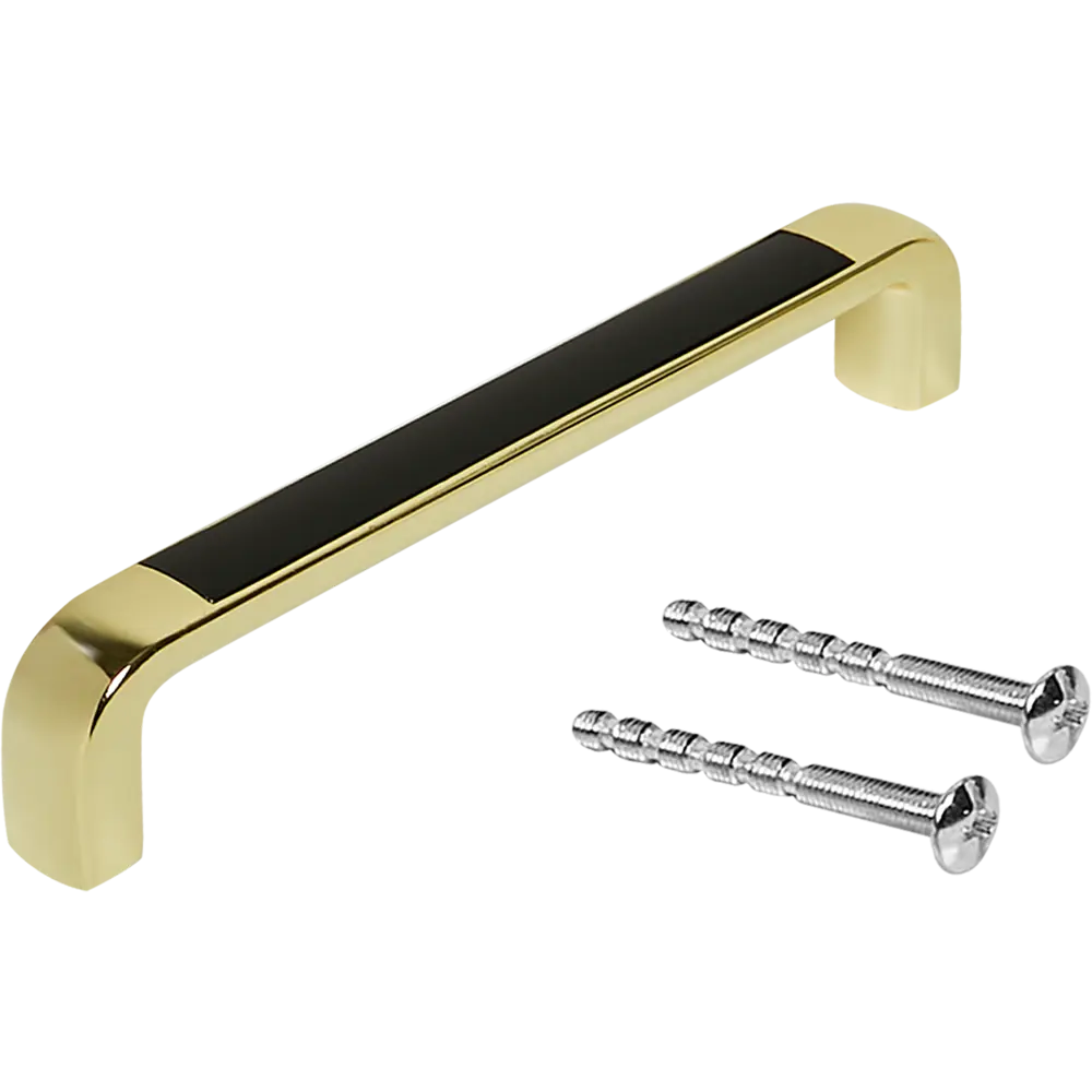 Мебельная ручка-скоба 8502 128 мм, золото EDSON STLM-2176972 - Вид №3