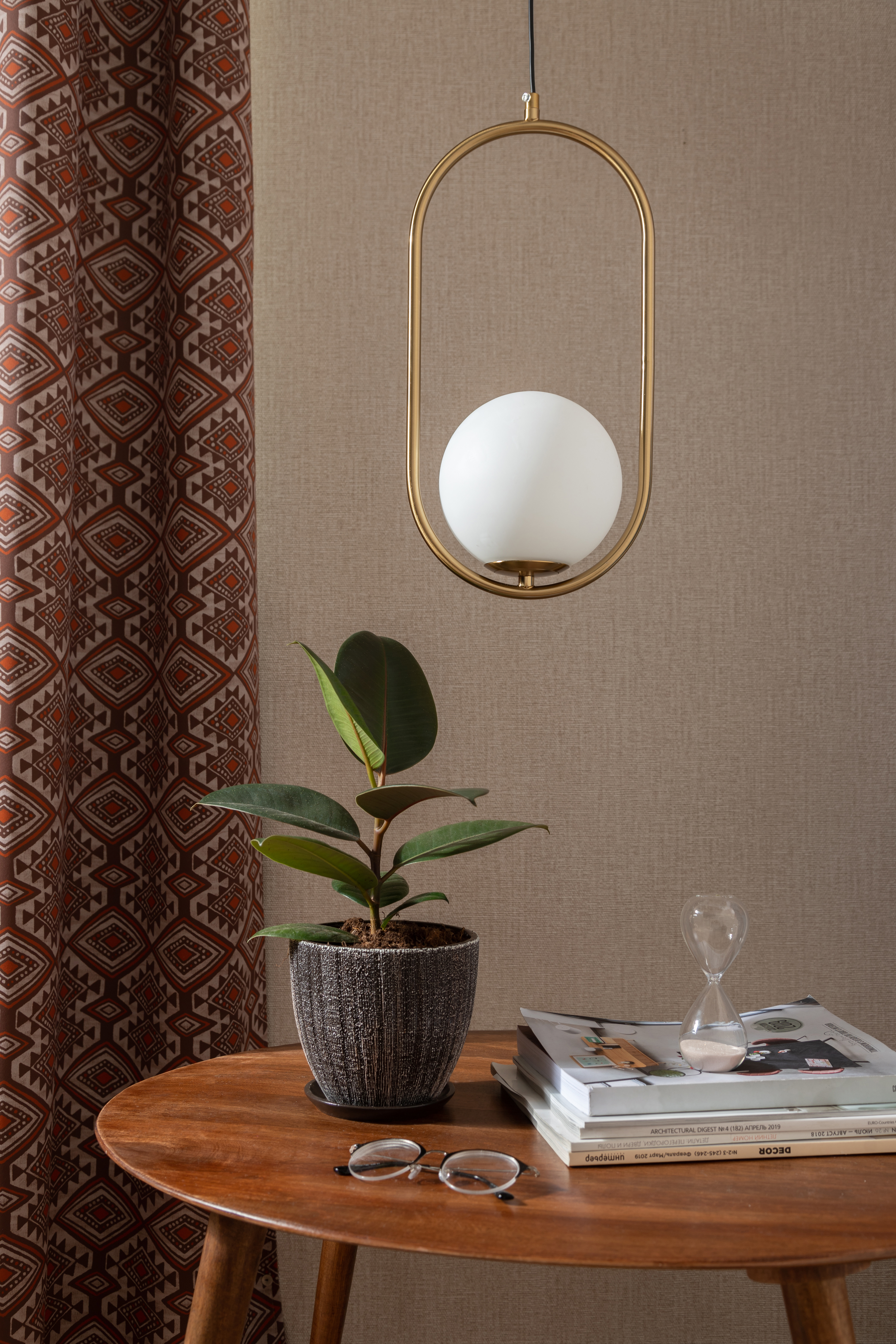 LAMPLANDIA Ariza — подвесной светильник с перламутровой бронзой 82140706 STLM-0020230 - Вид №15