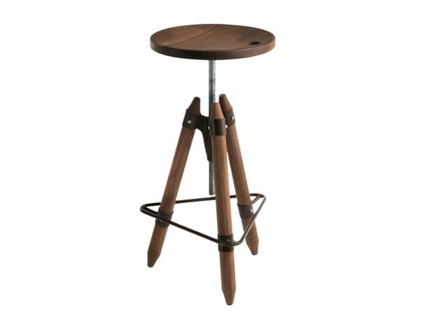 Регулируемая высота твердой древесины поворотный стул Riva 1920 ELLO ARCH-00066645