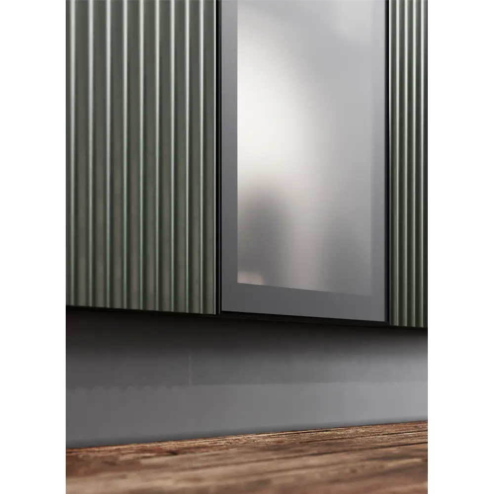 Фасад-витрина кухонного шкафа Вельск 79.7x38.1 см KONSENSA стекло цвет черный STLM-2093330 - Вид №8