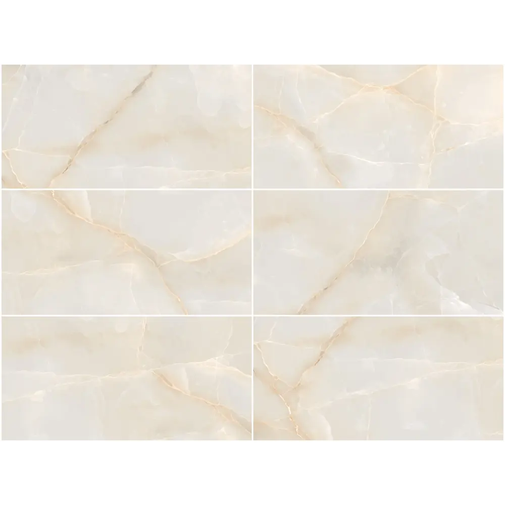 Глазурованный керамогранит Ceradim Payour Onyx Natural Карвинг 60x120 см 1.44 м² матовый цвет светло-серый 89457842 STLM-2076226 - Вид №2