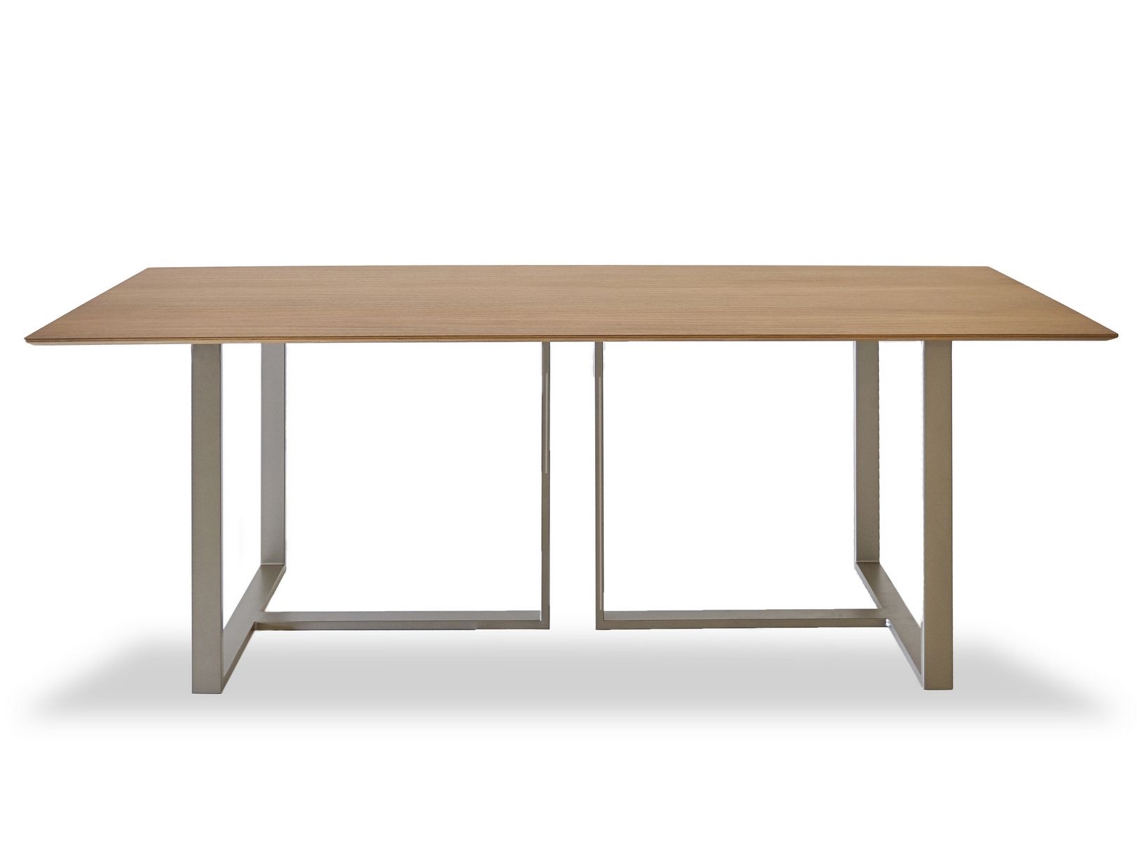 Деревянный прямоугольный садовый стол с металлическим основанием Rever Levante ARCH-00087505