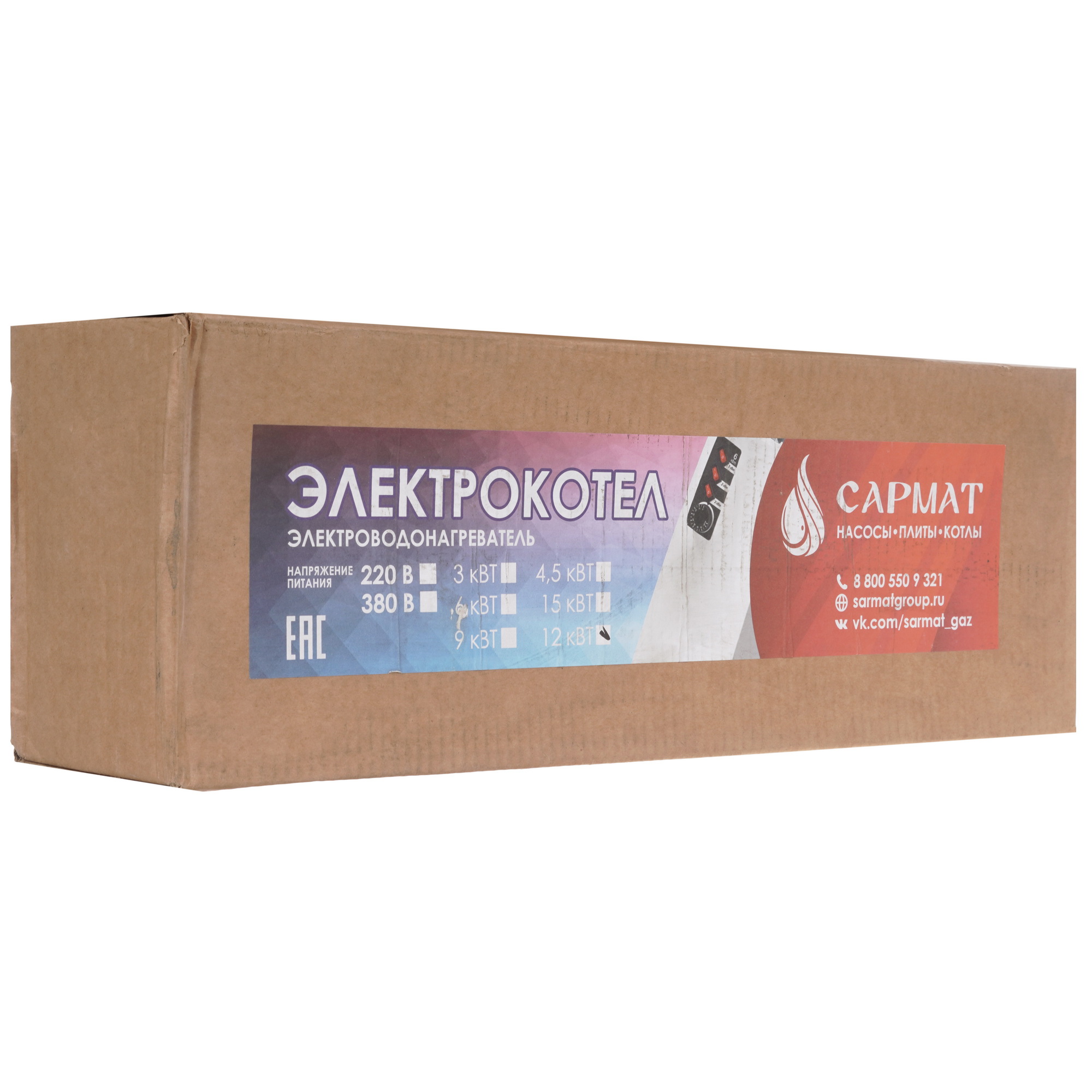 5485982 Электрический котел AXIS САРМАТ ЭВПМ-А 12 кВт 12 кВт STDN-0062743 - Вид №7