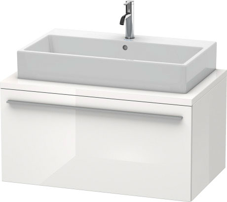 XL541308989 X-Large Тумбочка для консоли Фланелево-серый глянцевый лак Duravit - Вид №2