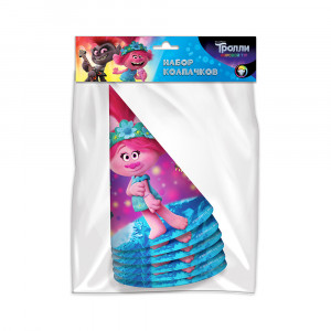 290256 Набор колпачков 6 шт. "Trolls"