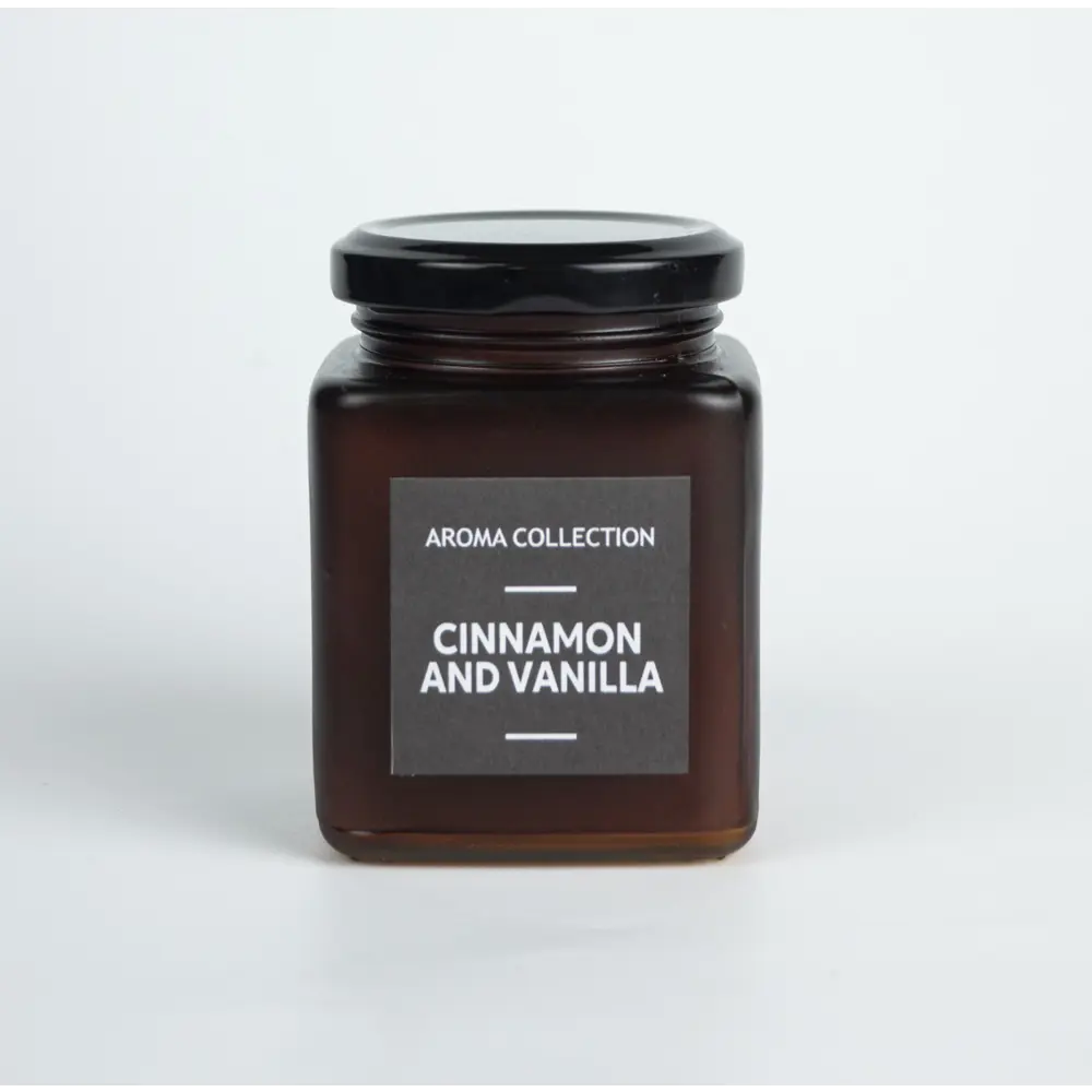 Свеча в банке Evis ванильный аромат Cinnamon Vanilla 8.5 см цвет коричневый STLM-2170021