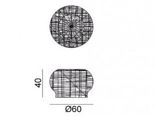 Gervasoni Низкий круглый плетеный журнальный столик Bell + bolla + corallo sun-id-1396970 - Вид №6