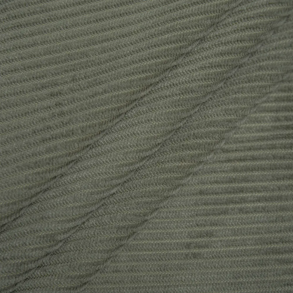 AMORE MIO Штора на люверсах зеленая велюровая 200x280 см 89433189 STLM-1583447 - Вид №4