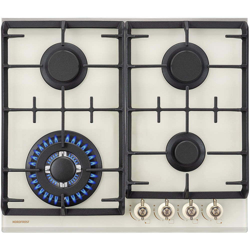 9021328 Газовая варочная поверхность NORDFROST HM 6042 RY STDN-0058449 - Вид №1