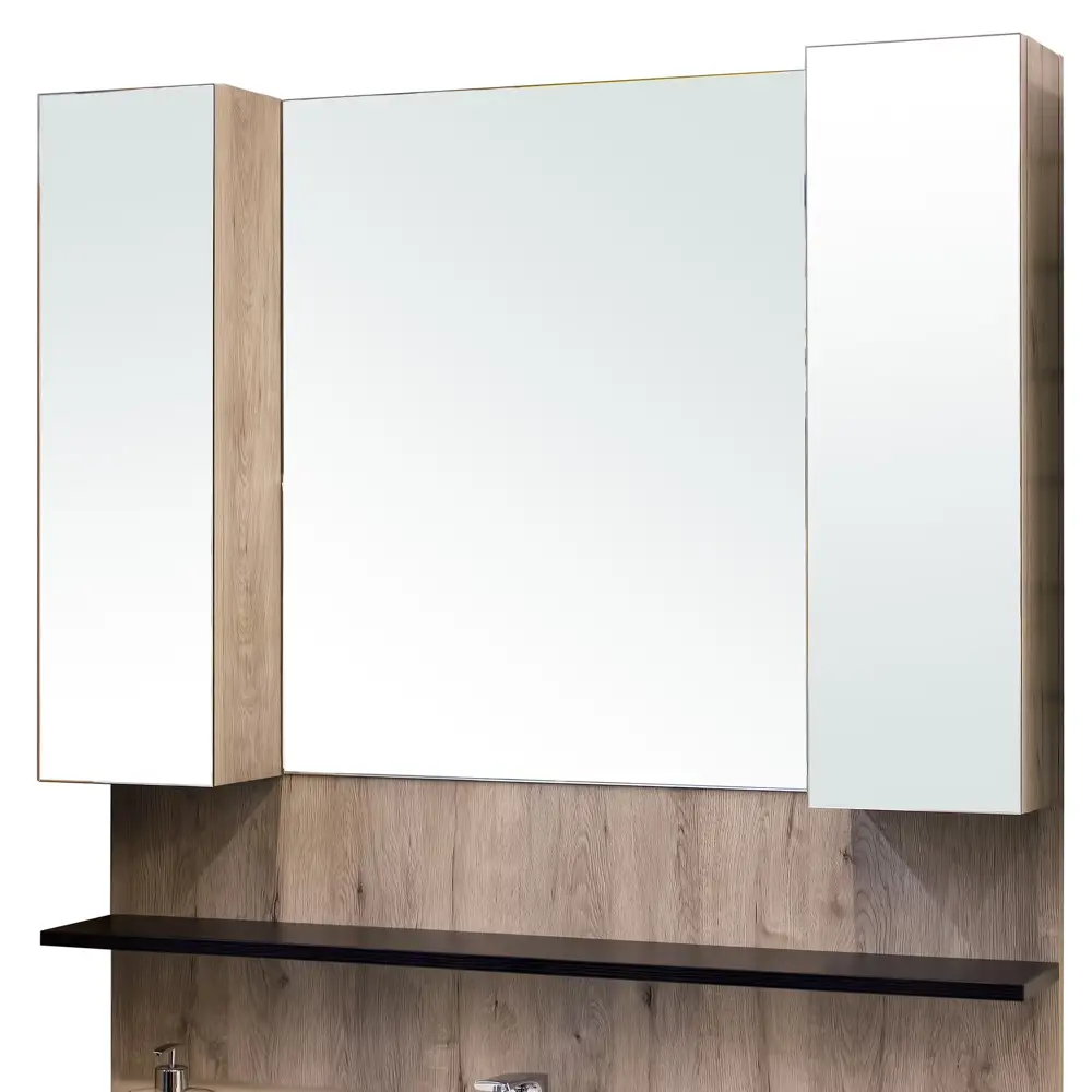 Шкаф зеркальный «Майами» 100 см Santreyd Без серии STLM-2076852