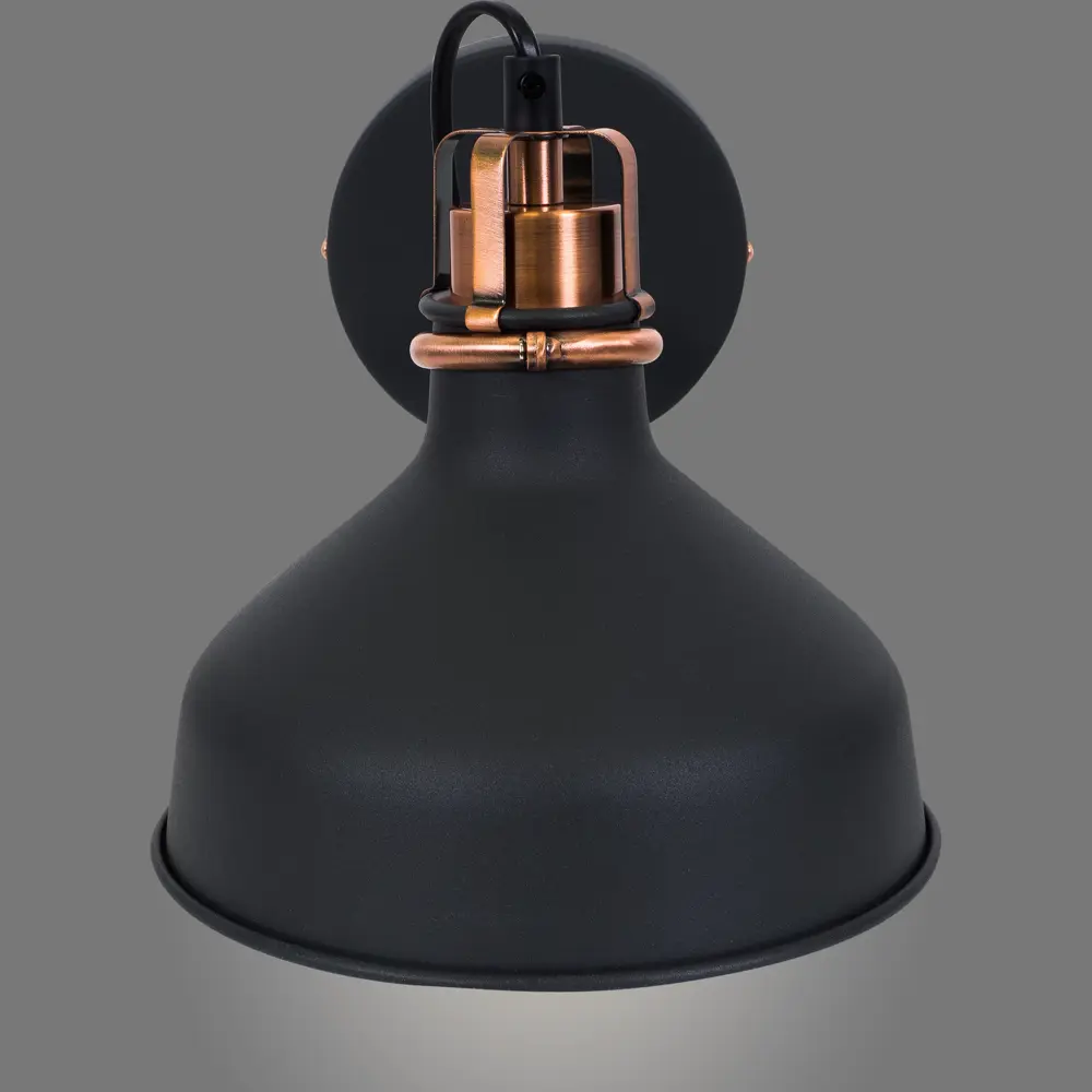 Бра Amsterdam WML-425 1xE27x40 Вт металл цвет чёрный CAMELION STLM-2072586 - Вид №4