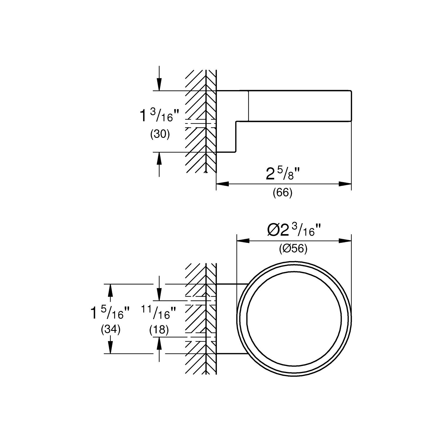 Держатель для стакана GROHE Selection, холодный рассвет матовый (41027GN0) - Вид №1