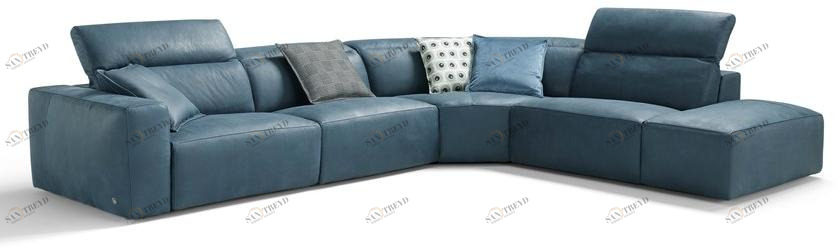 Egoitaliano Секционный раскладывающийся кожаный диван Beverly sun-id-1487151