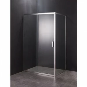 Orange E23-14090TCR Душевой уголок без поддона с раздвижной дверкой. Цвет хром прозрачный