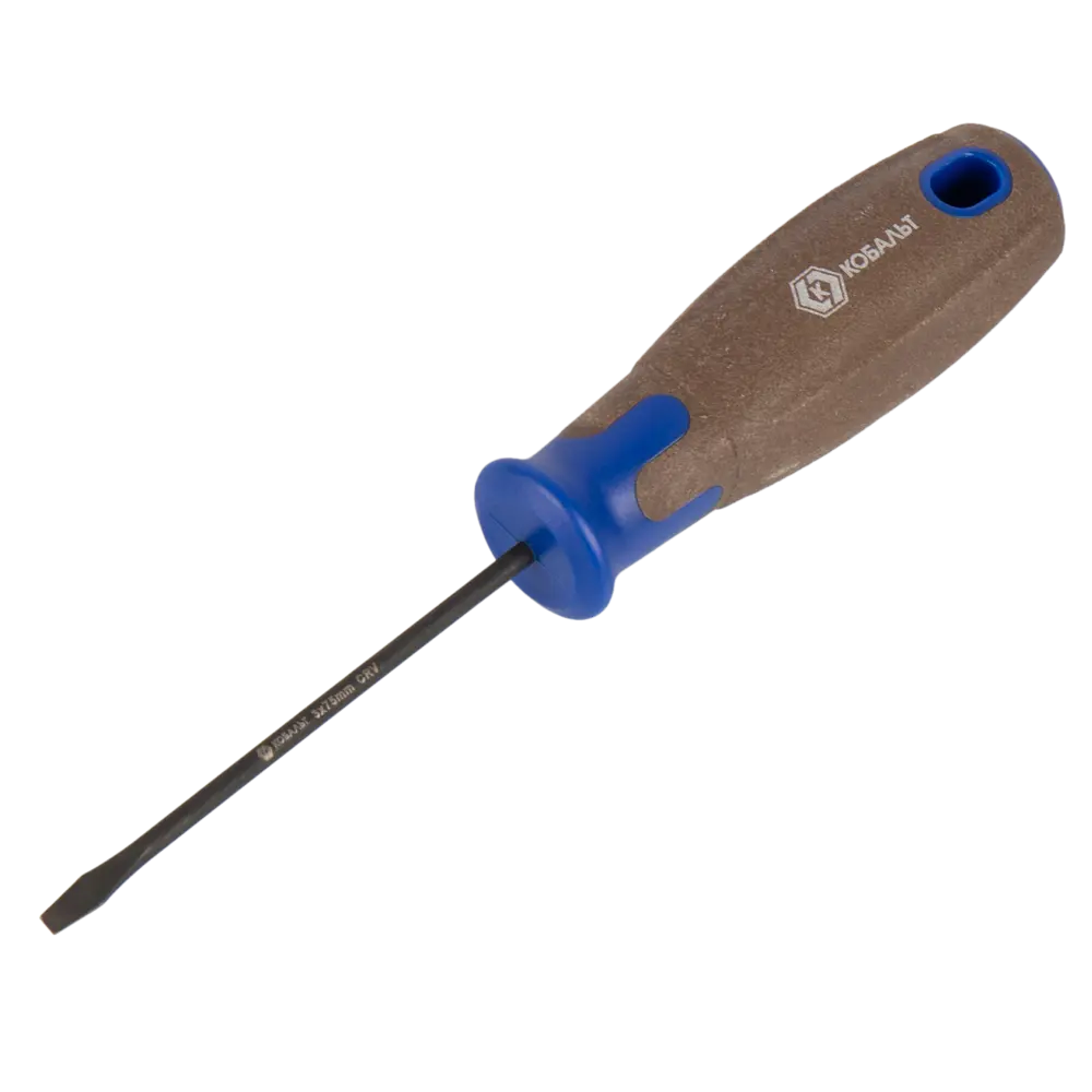 Отвертка прямая КОБАЛЬТ 911-970 SL3x75 мм для профессионального использования 89373859 STLM-1391443