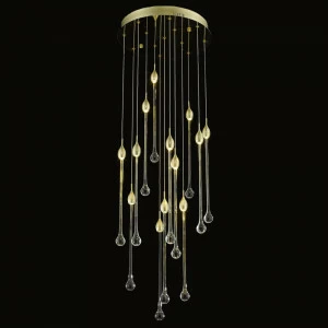 Подвесной светильник P98028S-13 chrome от Delight Collection DELIGHT COLLECTION ДИЗАЙНЕРСКИЕ 243857 Прозрачный;хром