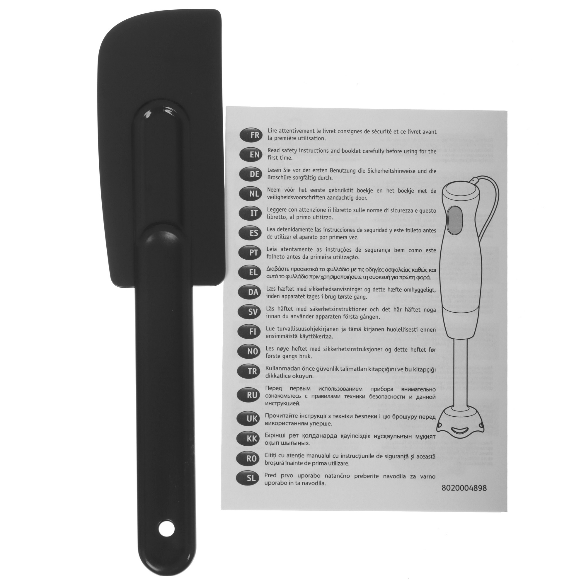 5323257 Блендер погружной Moulinex Infiny Force Pro DD95MD10 черный STDN-0119722 - Вид №9