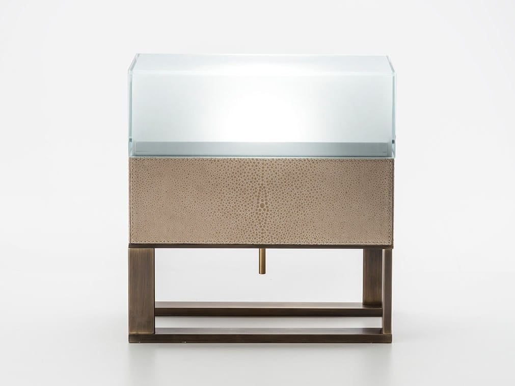 Кожаная светодиодная настольная лампа OAK Милан ARCH-00104253 - Вид №5